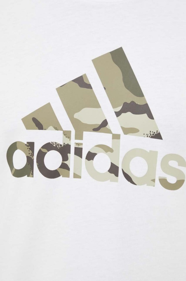 Футболка чоловіча Adidas M CAMO G T 1 біла IN6472 изображение 6