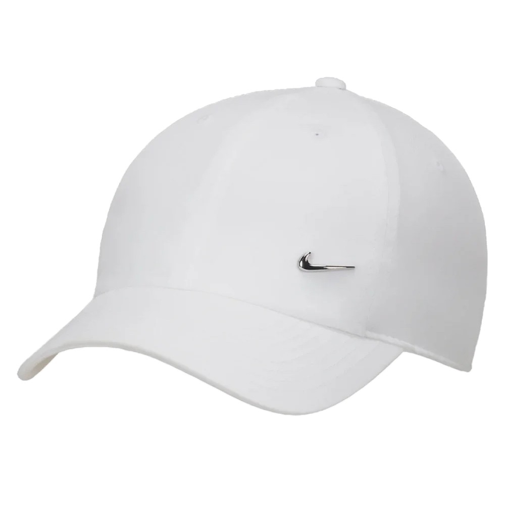 Бейсболка  Nike U NK DF CLUB CAP U CB MTSWSH L белая FB5372-100