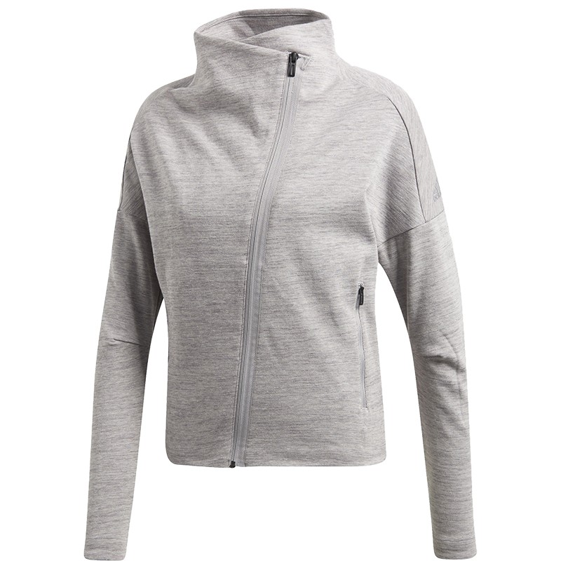 Толстовка женская Adidas HEARTRACER серая CZ2914 изображение 1