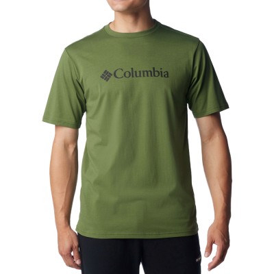 Футболка мужская Columbia CSC BASIC LOGO™ SHORT SLEEVE зеленая 1680051-351