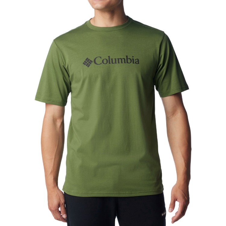 Футболка мужская Columbia CSC BASIC LOGO™ SHORT SLEEVE зеленая 1680051-351 изображение 1