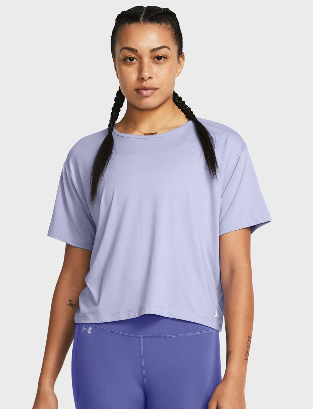 Футболка женская Under Armour Motion SS голубая 1379178-539 изображение 2