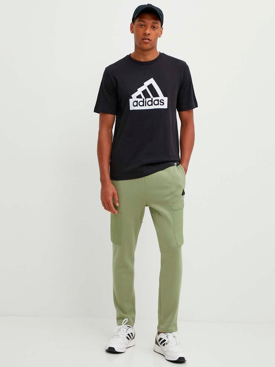 Штани чоловічі Adidas M CE FL PT зелені IV7419 — фото 4
