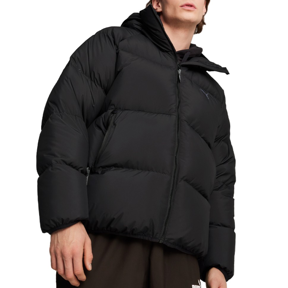 Куртка чоловіча Puma Down Puffer Jacket чорна 62647601 — фото 1