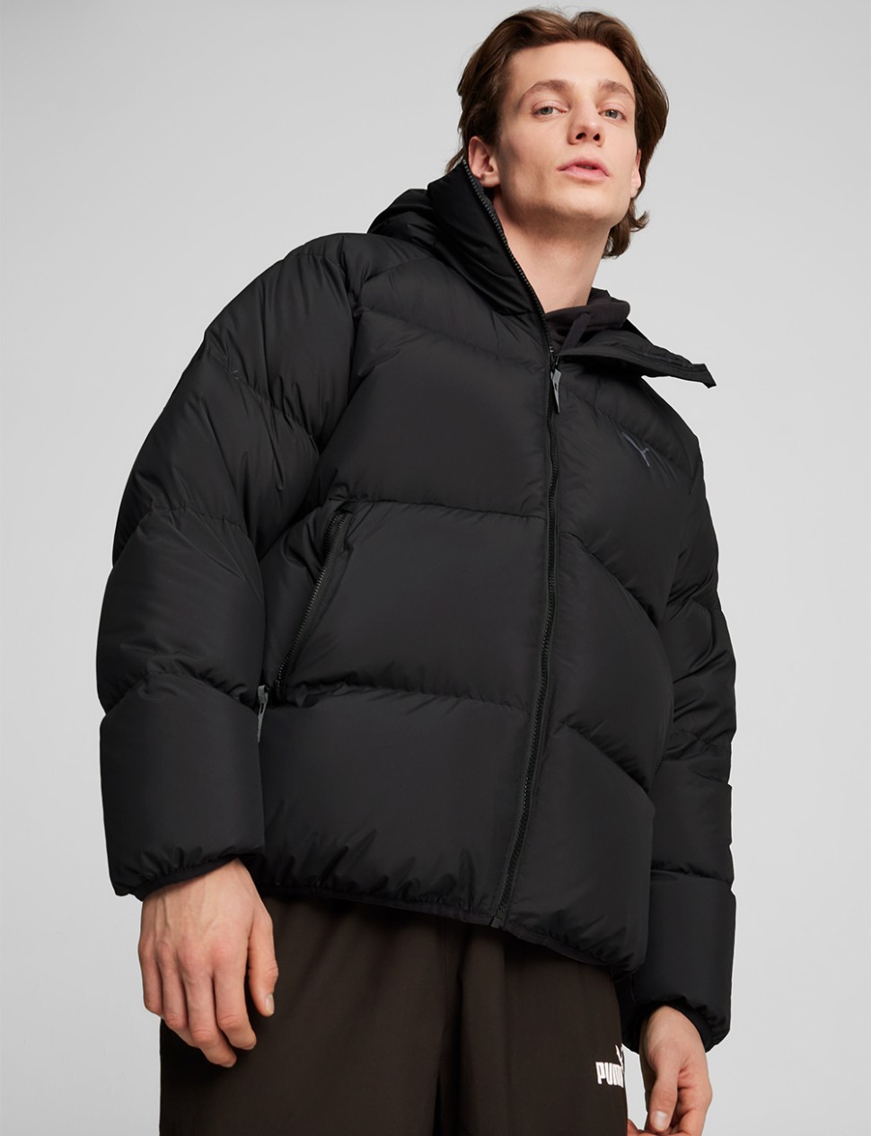 Куртка чоловіча Puma Down Puffer Jacket чорна 62647601 — фото 2