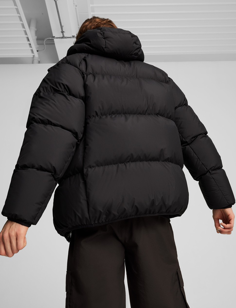 Куртка чоловіча Puma Down Puffer Jacket чорна 62647601 — фото 3