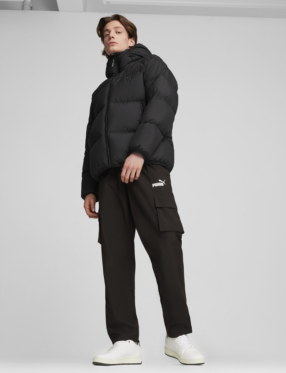 Куртка чоловіча Puma Down Puffer Jacket чорна 62647601 — фото 4