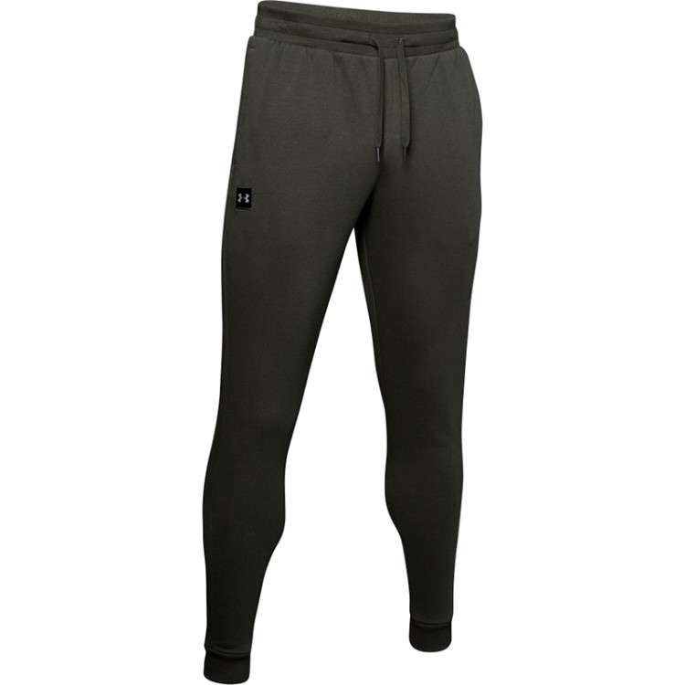 Брюки мужские Under Armour RIVAL FLEECE JOGGER зеленые 1320740-310 изображение 1