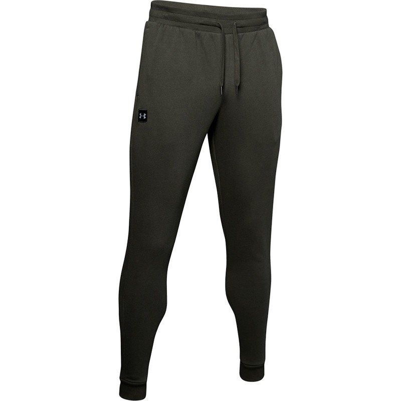 Брюки мужские Under Armour RIVAL FLEECE JOGGER зеленые 1320740-310 — Sport City Брюки мужские Under Armour RIVAL FLEECE JOGGER зеленые 1320740-310