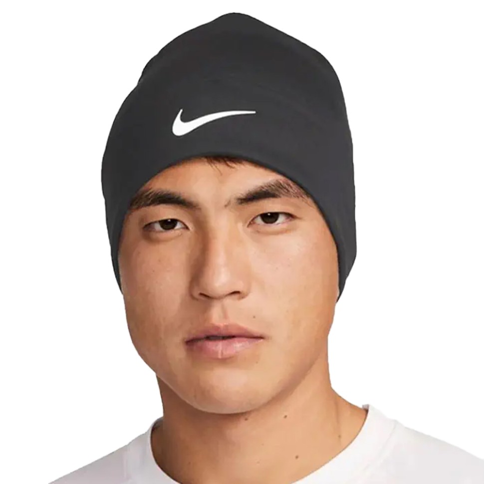 Шапка  Nike U NK DF PEAK BEANIE SC P TM серая FQ8292-060 изображение 1