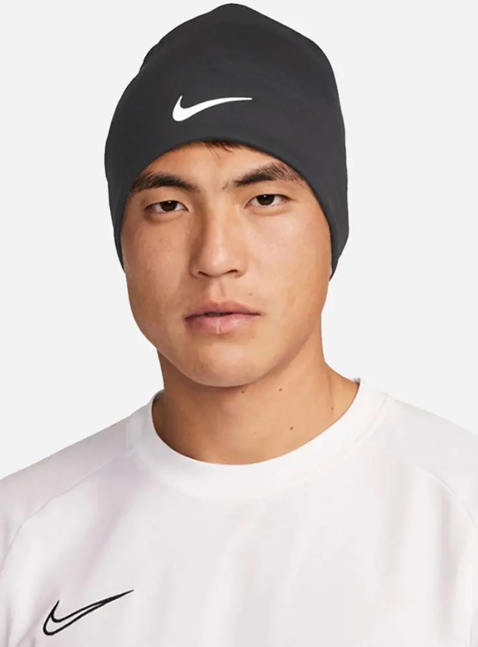 Шапка Nike U NK DF PEAK BEANIE SC P TM сіра FQ8292-060 — фото 2