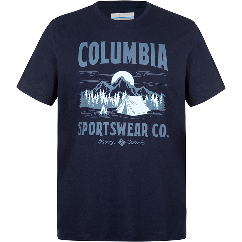 Футболка чоловіча Columbia Warren Grove ™ Tee  синя 1872711-468 изображение 1