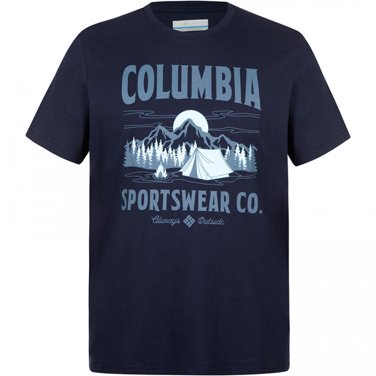 Футболка мужская Columbia Columbia Warren Grove™ Tee синяя 1872711-468 изображение 1