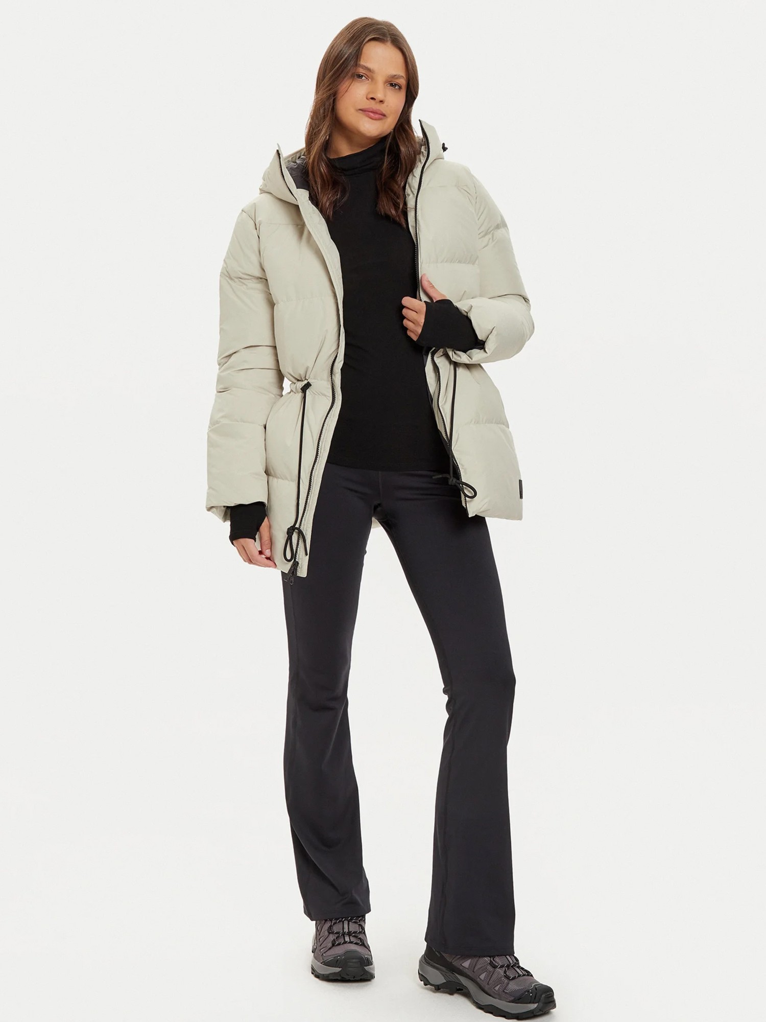 Куртка женская Jack Wolfskin KIRSCHALLEE JKT W бежевая A60213-A0029 изображение 4