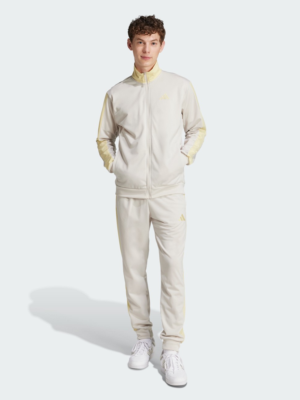 Костюм чоловічий Adidas M TR CB TS бежевий JI8899 — фото 2