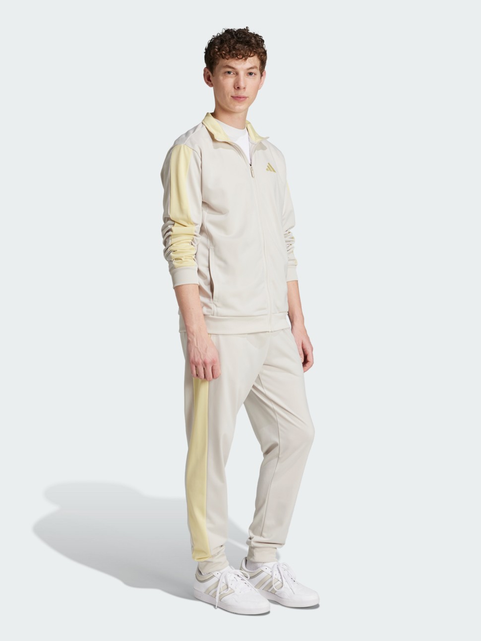 Костюм чоловічий Adidas M TR CB TS бежевий JI8899 — фото 3