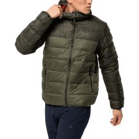 Пуховик мужской  Jack Wolfskin Helium Men хаки 1200573-4690 изображение 2