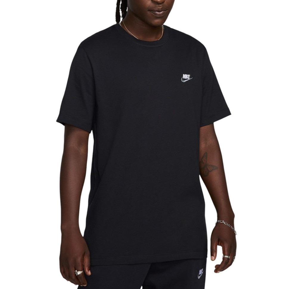 Футболка чоловіча Nike M NSW CLUB DT TEE чорна FD1184-013 — фото 1
