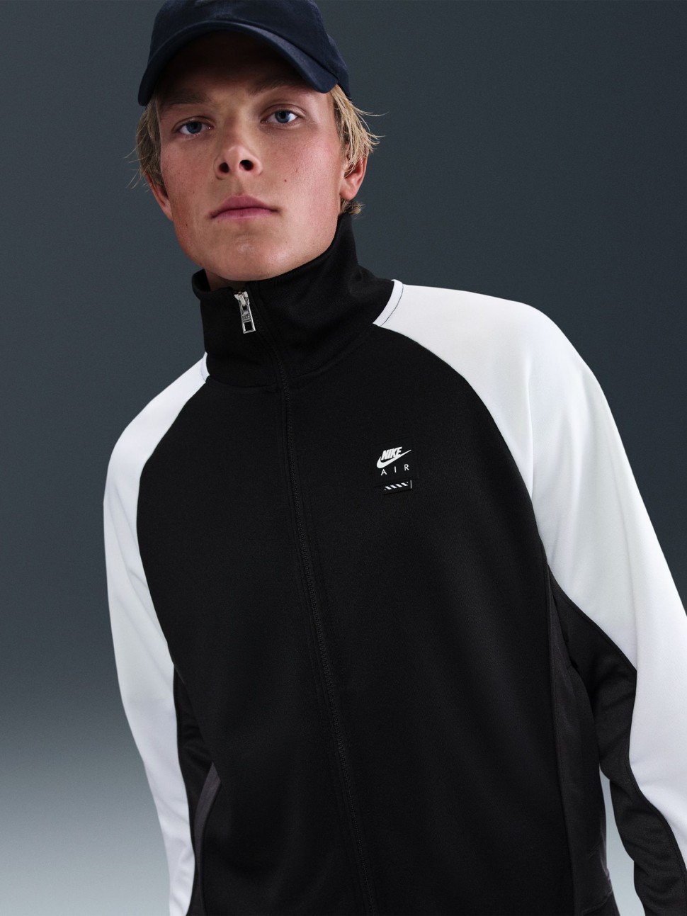 Толстовка мужская Nike M AIR PK FZ JKT черная IB2145-010 — фото 2 — Sport City Толстовка мужская Nike M AIR PK FZ JKT черная IB2145-010 — фото 2