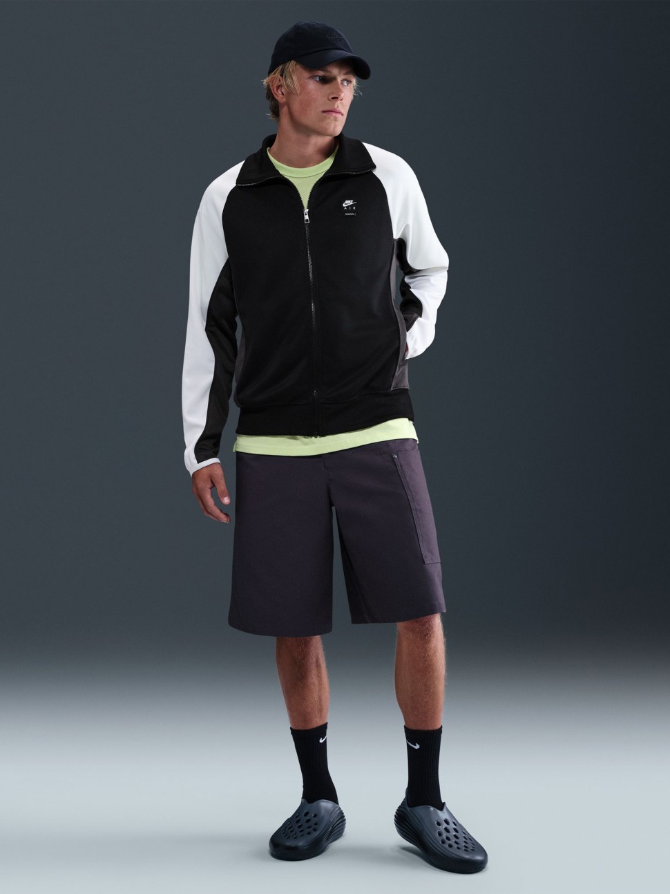 Толстовка мужская Nike M AIR PK FZ JKT черная IB2145-010 — фото 5 — Sport City Толстовка мужская Nike M AIR PK FZ JKT черная IB2145-010 — фото 5