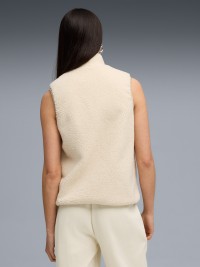 Жилет жіночий Puma Reversible Sherpa Vest молочний 68838887 изображение 3