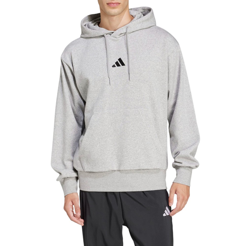 Толстовка чоловіча Adidas M FEELCOZY HD сіра JE3809 — фото 1