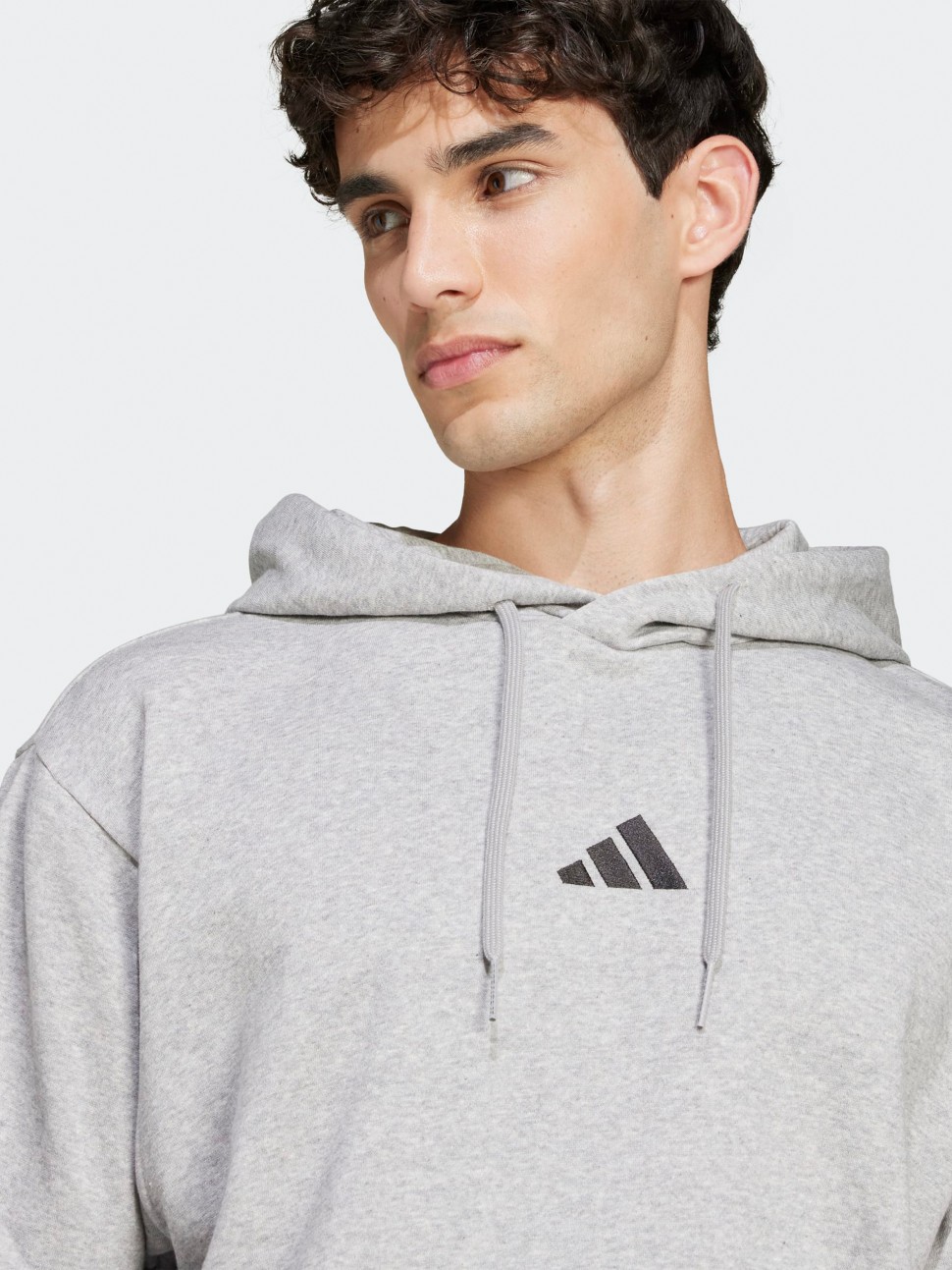 Толстовка чоловіча Adidas M FEELCOZY HD сіра JE3809 — фото 5