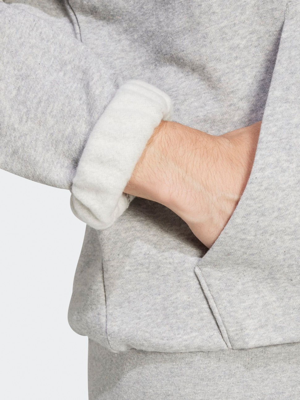 Толстовка чоловіча Adidas M FEELCOZY HD сіра JE3809 — фото 6