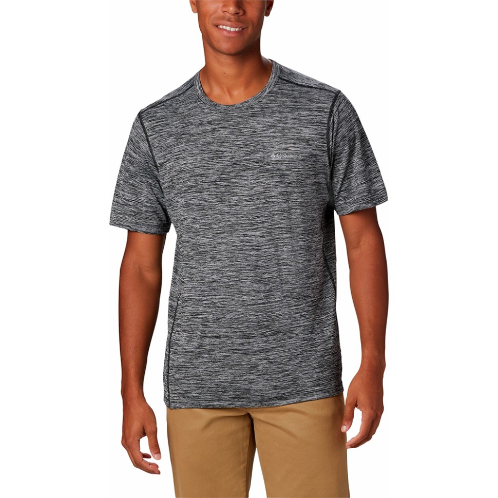 Футболка чоловіча Columbia Deschutes Runner ™ Short Sleeve Shirt сіра 1711781-011 — фото 2 — Sport City Футболка чоловіча Columbia Deschutes Runner ™ Short Sleeve Shirt сіра 1711781-011 — фото 2