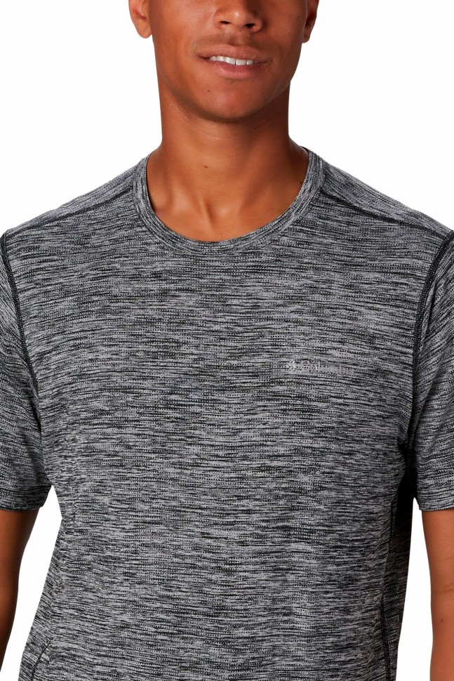 Футболка мужская Columbia Deschutes Runner ™ Short Sleeve Shirt серая 1711781-011 изображение 7