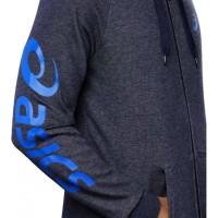 Толстовка мужская Asics Big Asics Fz Hoodie синяя 2031A983-403  изображение 4