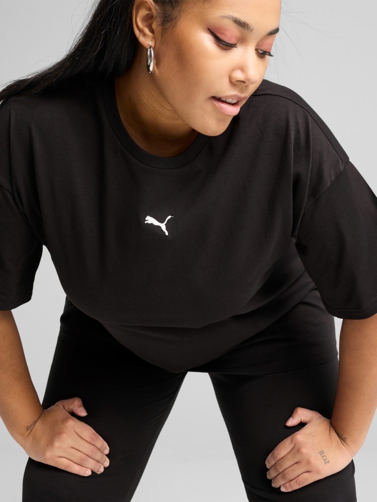 Футболка женская Puma ESS Relaxed Tee черная 68497101 изображение 6