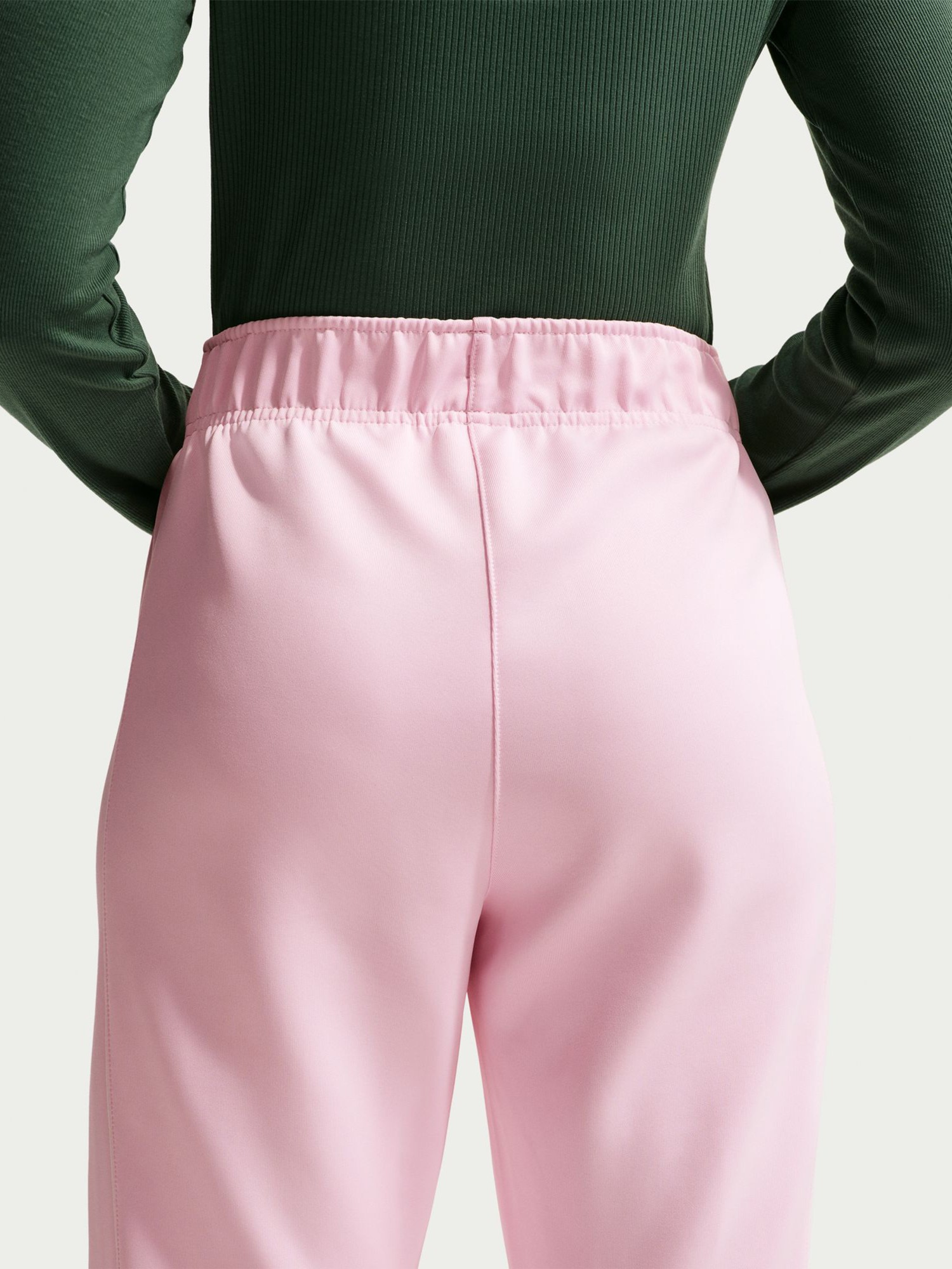 Брюки женские Nike W NSW NK WR MR POLY KNIT PNT розовые HJ1016-663 изображение 4