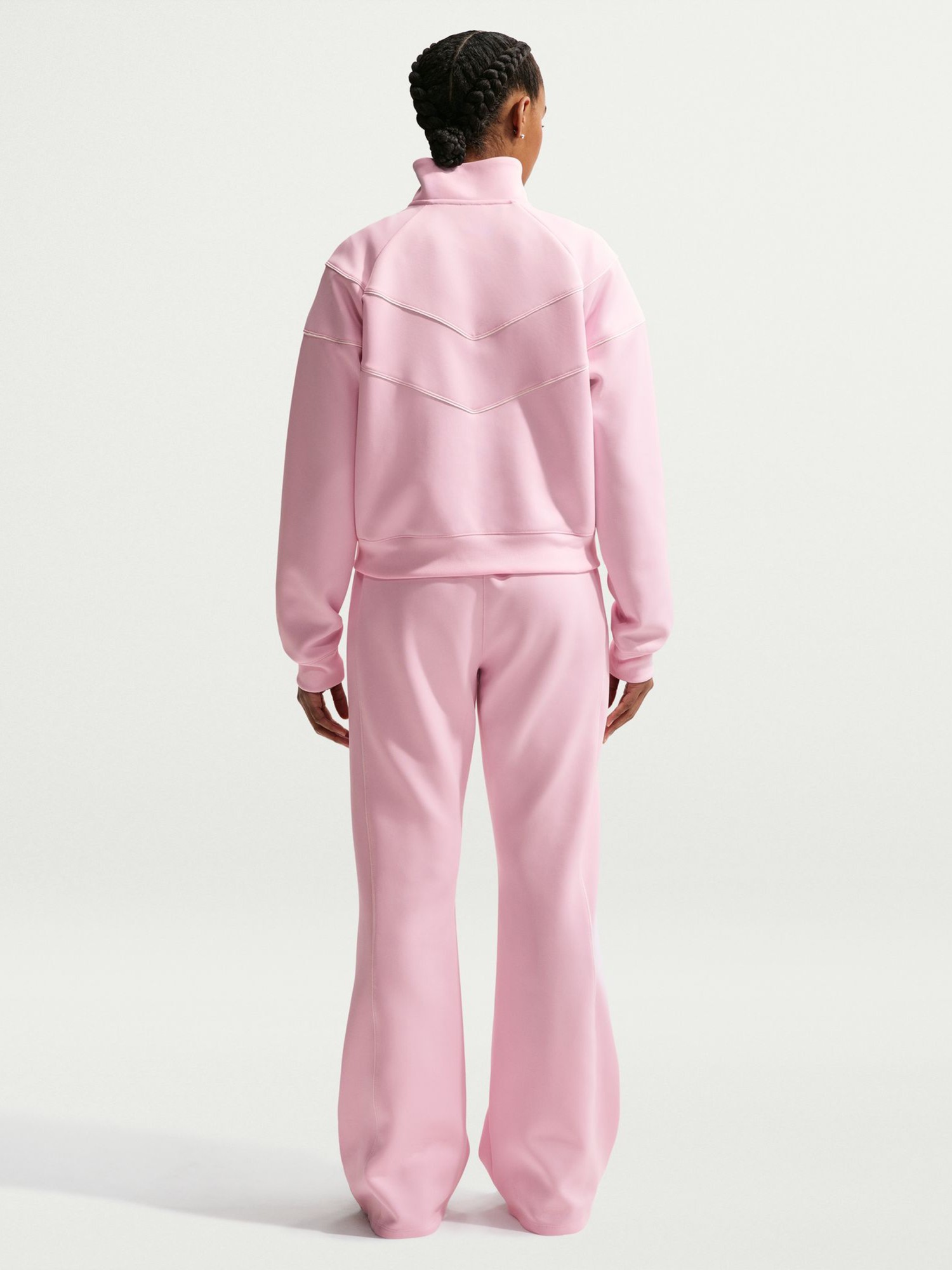 Брюки женские Nike W NSW NK WR MR POLY KNIT PNT розовые HJ1016-663 изображение 6