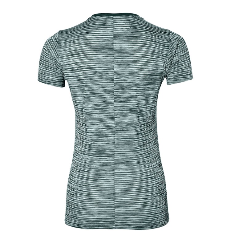 Футболка жіноча Asics FUZEX V-NECK SS TOP (W) зелена 141214-4003  изображение 2
