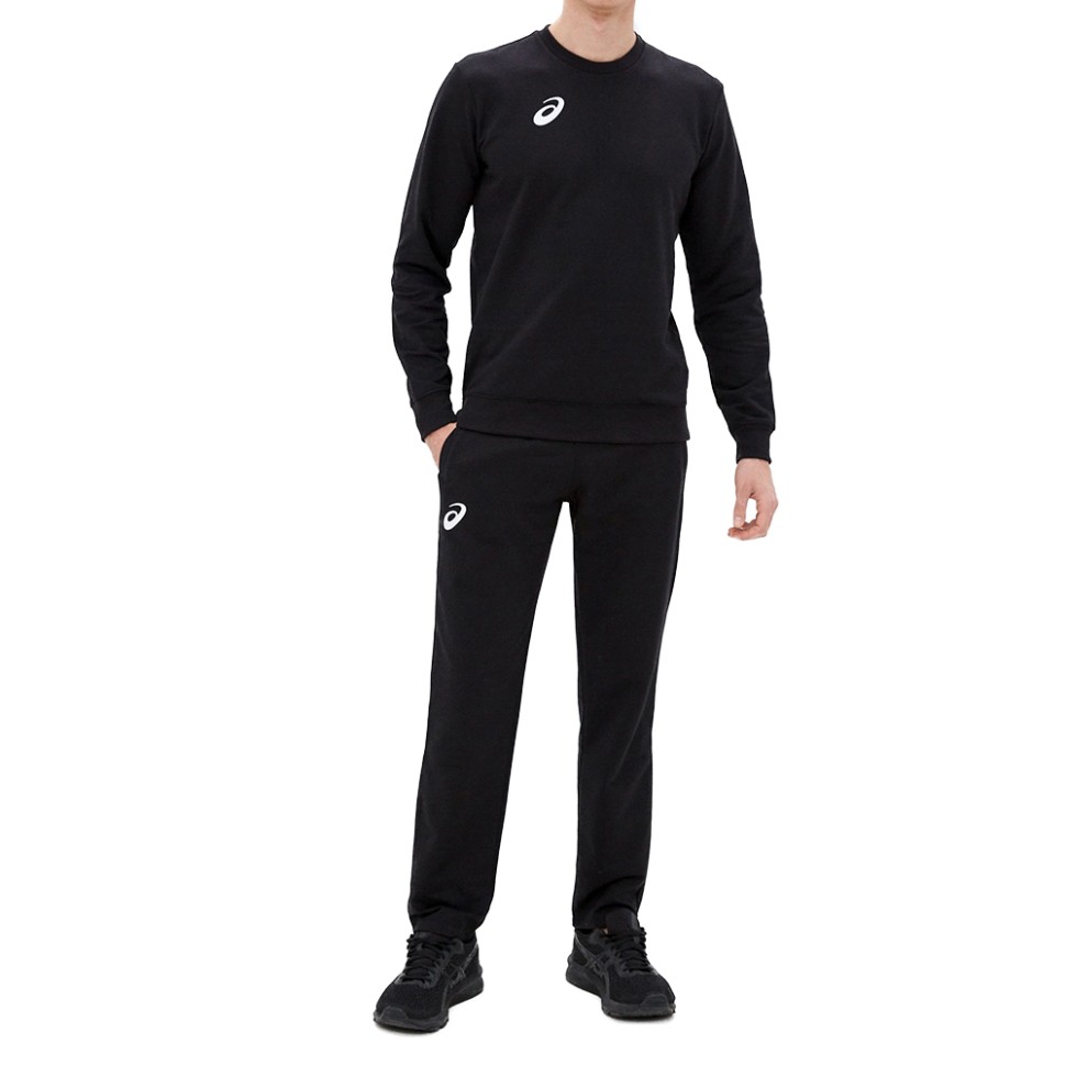 Костюм чоловічий Asics Man Fleece Suit чорний 156856-0904 — фото 1
