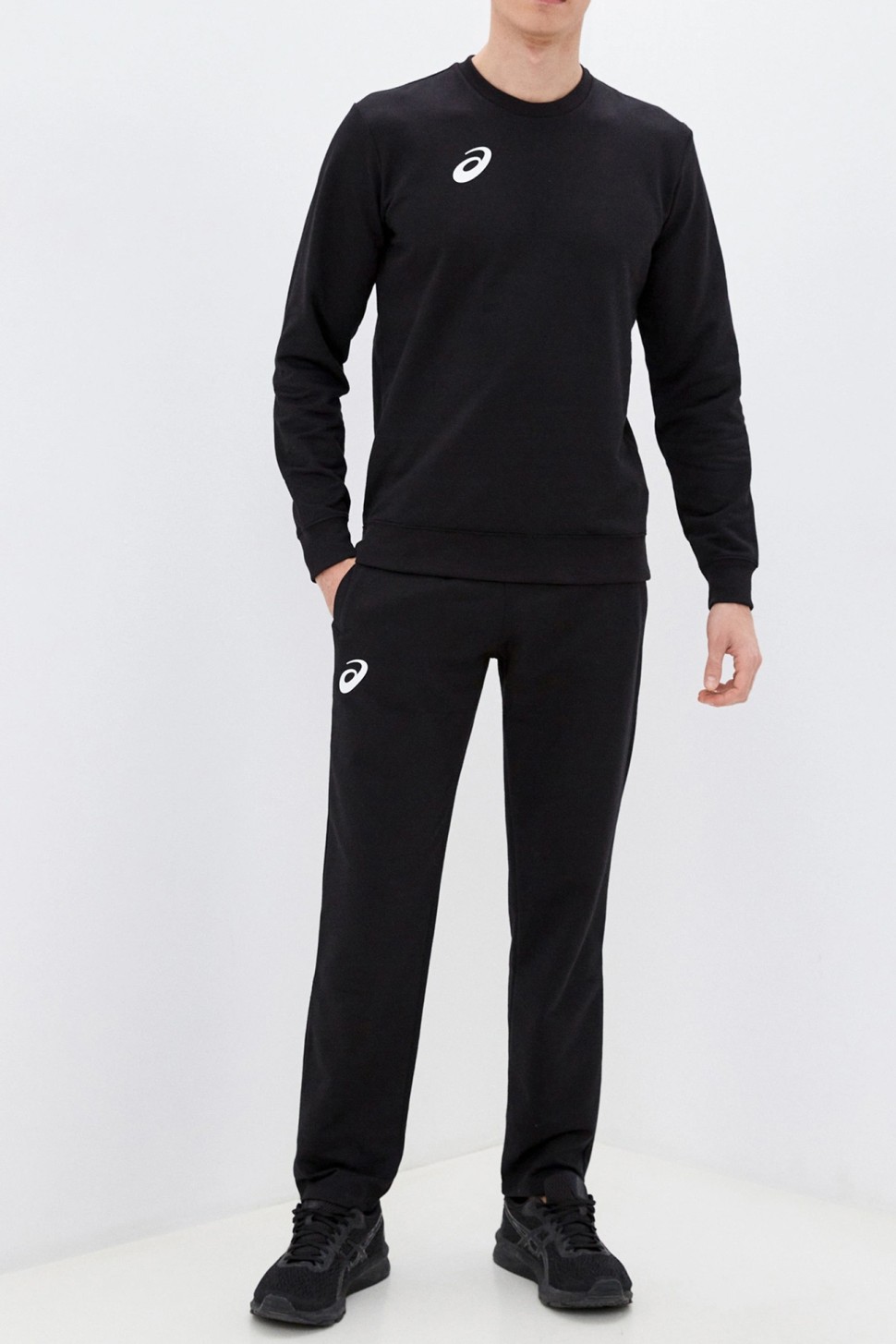 Костюм чоловічий Asics Man Fleece Suit чорний 156856-0904 — фото 2