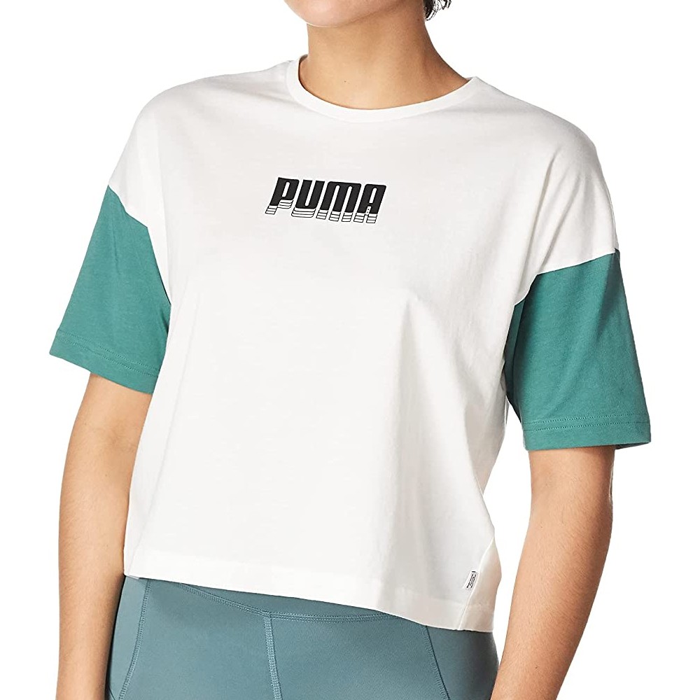 Футболка жіноча Puma Rebel Fashion Tee біла 58573752  изображение 1