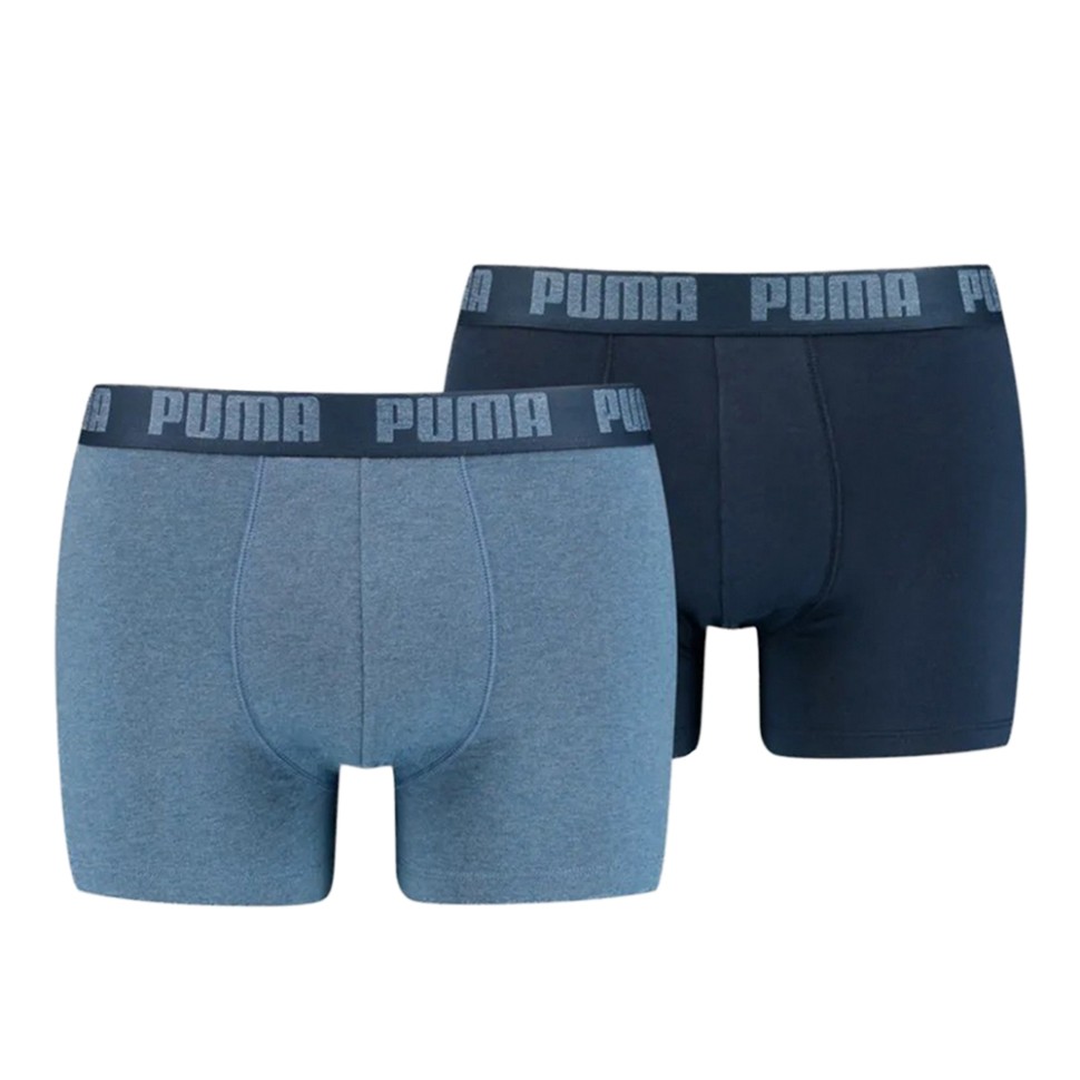 Нижня білизна чоловіча Puma PUMA BASIC BOXER 2P синя 90682336 — фото 1