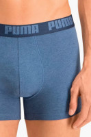 Нижнее белье мужское Puma PUMA BASIC BOXER 2P синее 90682336 изображение 4