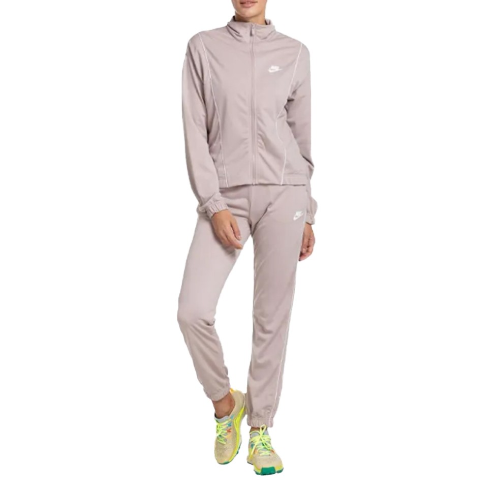 Костюм жіночий Nike W NSW ESSNTL PQE TRK SUIT бежевий DD5860-272 — фото 1