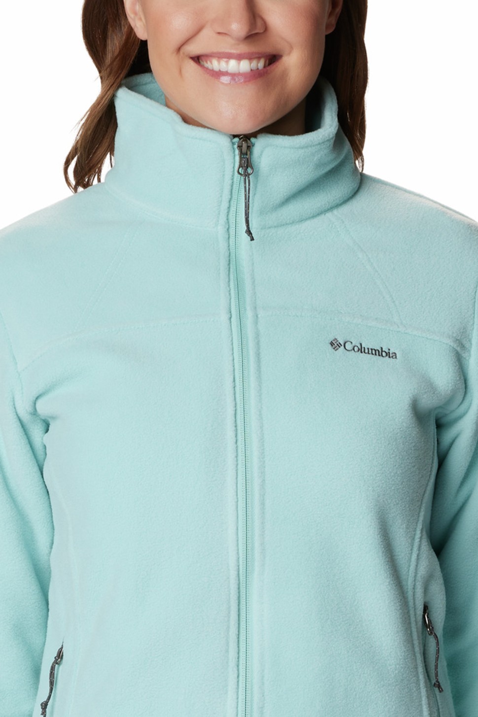 Джемпер жіночий Columbia Fast Trek™ II Jacket м'ятний 1465351-321 — фото 6