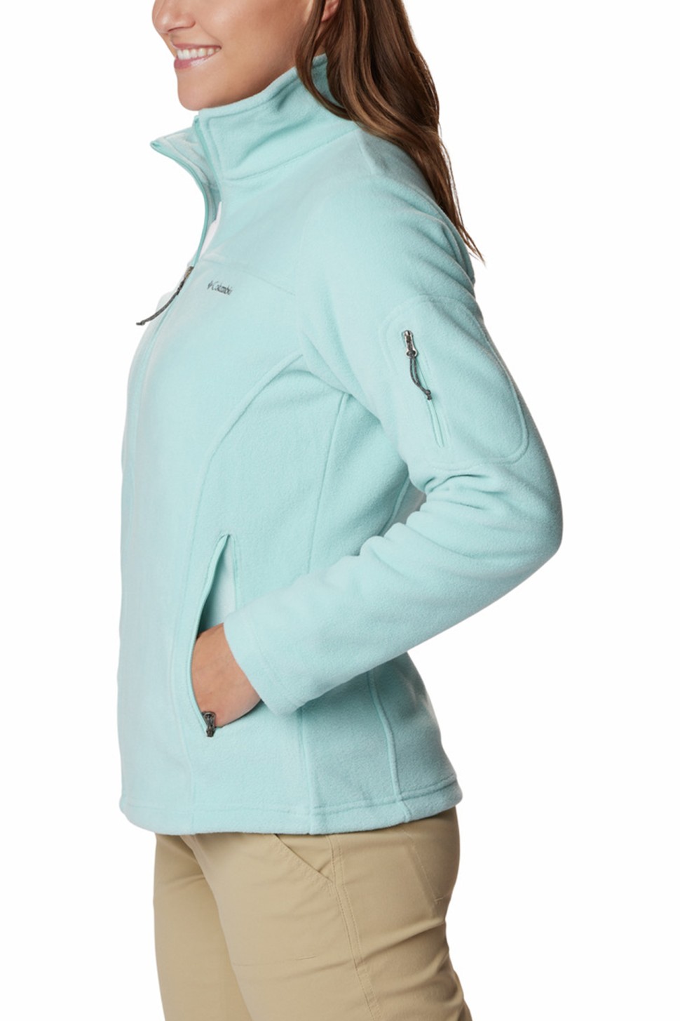 Джемпер жіночий Columbia Fast Trek™ II Jacket м'ятний 1465351-321 — фото 7