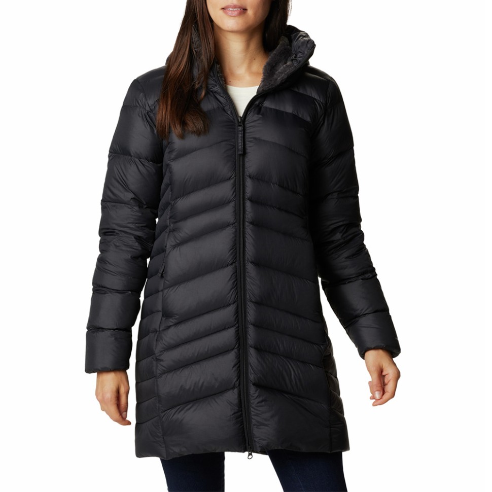 Куртка жіноча Columbia Autumn Park™ Down Mid Jacket чорна 1930221-010 — фото 1