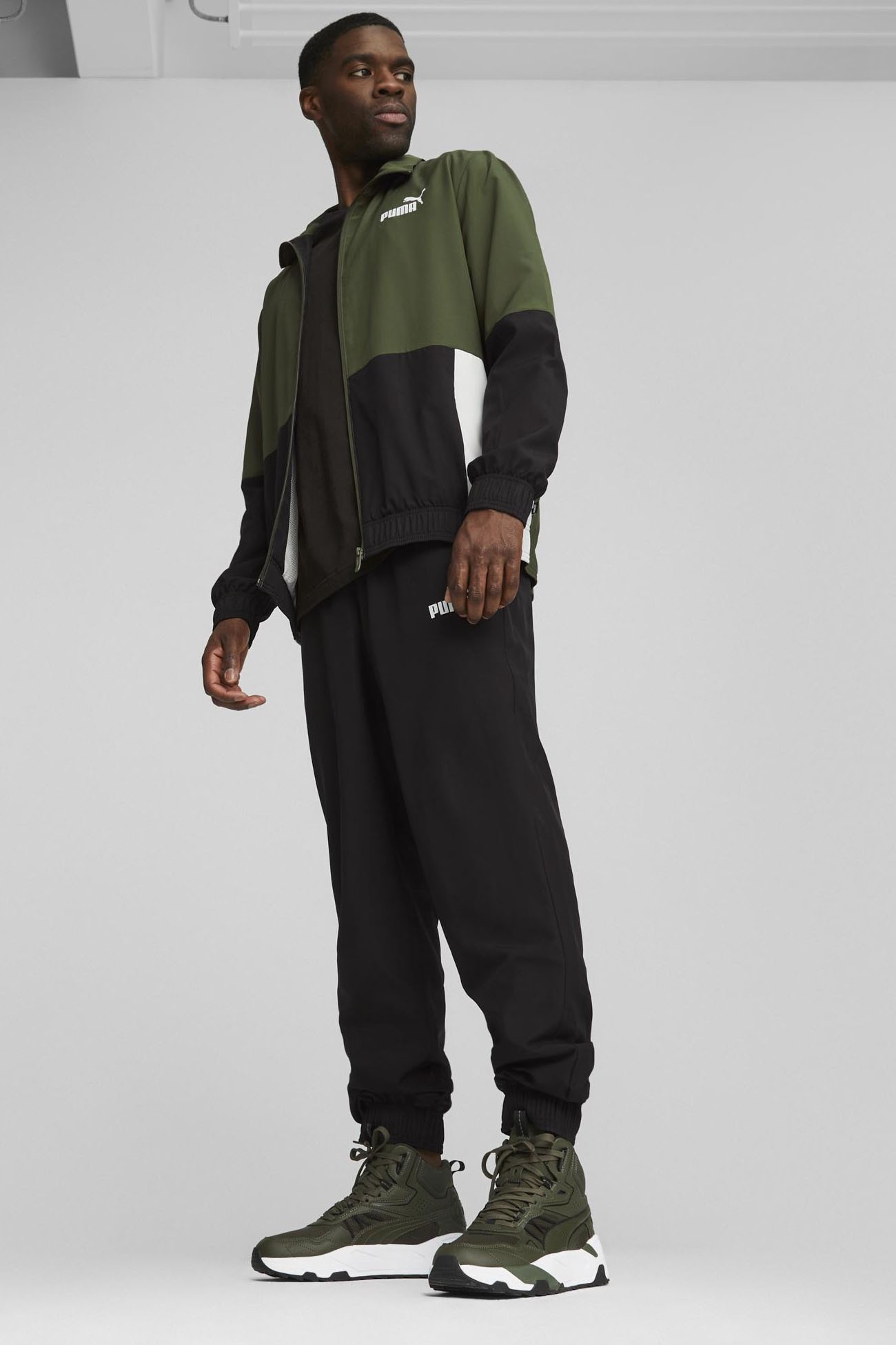 Ботинки мужские Puma Trinity Mid Hybrid черные 39232701 изображение 6