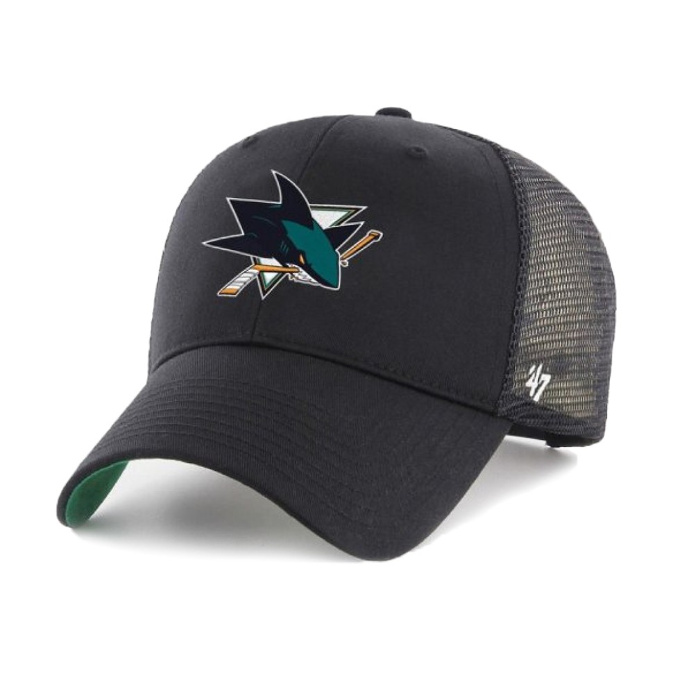 47 Brand BRANS22CTP-BK Кепка SAN JOSE SHARKS BRANSON MESH — фото 1