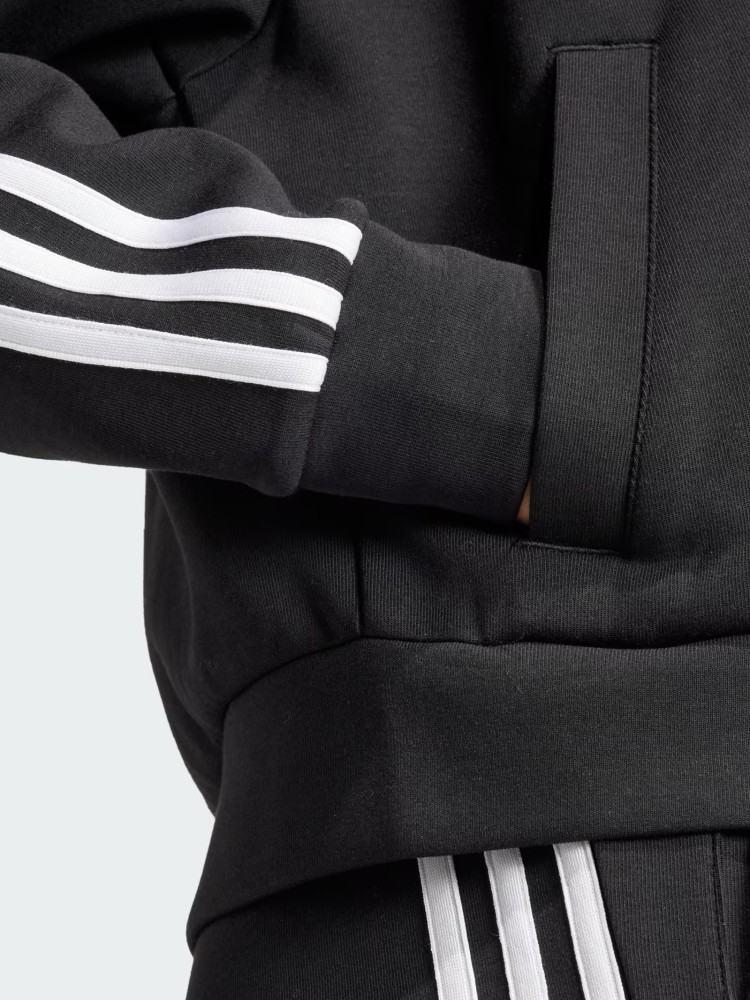 Толстовка женская Adidas W FI 3S FZ HD черная IN9475 изображение 6