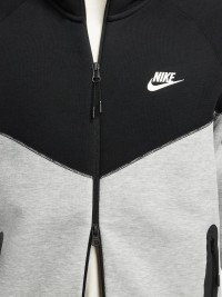 Толстовка мужская Nike M NK TCH FLC FZ WR HOODIE серая FB7921-064 изображение 4