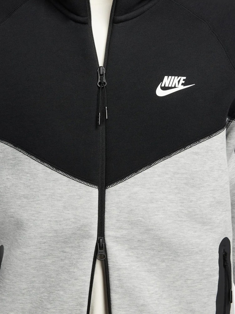 Толстовка мужская Nike M NK TCH FLC FZ WR HOODIE серая FB7921-064 изображение 10