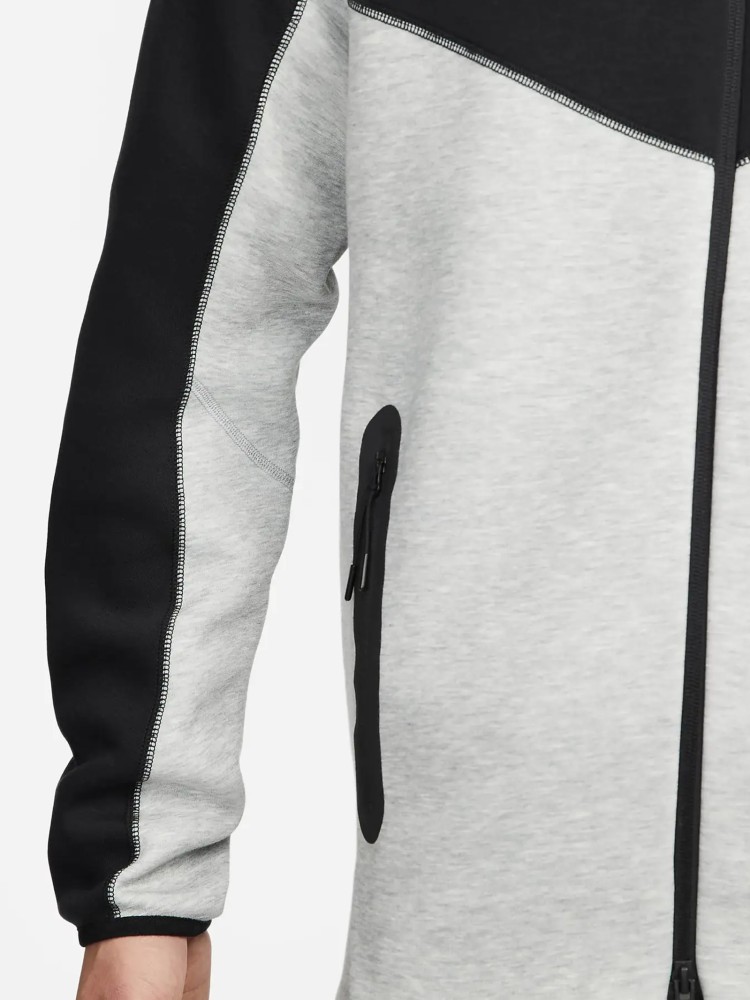 Толстовка мужская Nike M NK TCH FLC FZ WR HOODIE серая FB7921-064 изображение 11